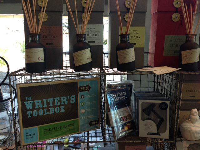 A writers' toolbox and literary-inspired room fresheners!