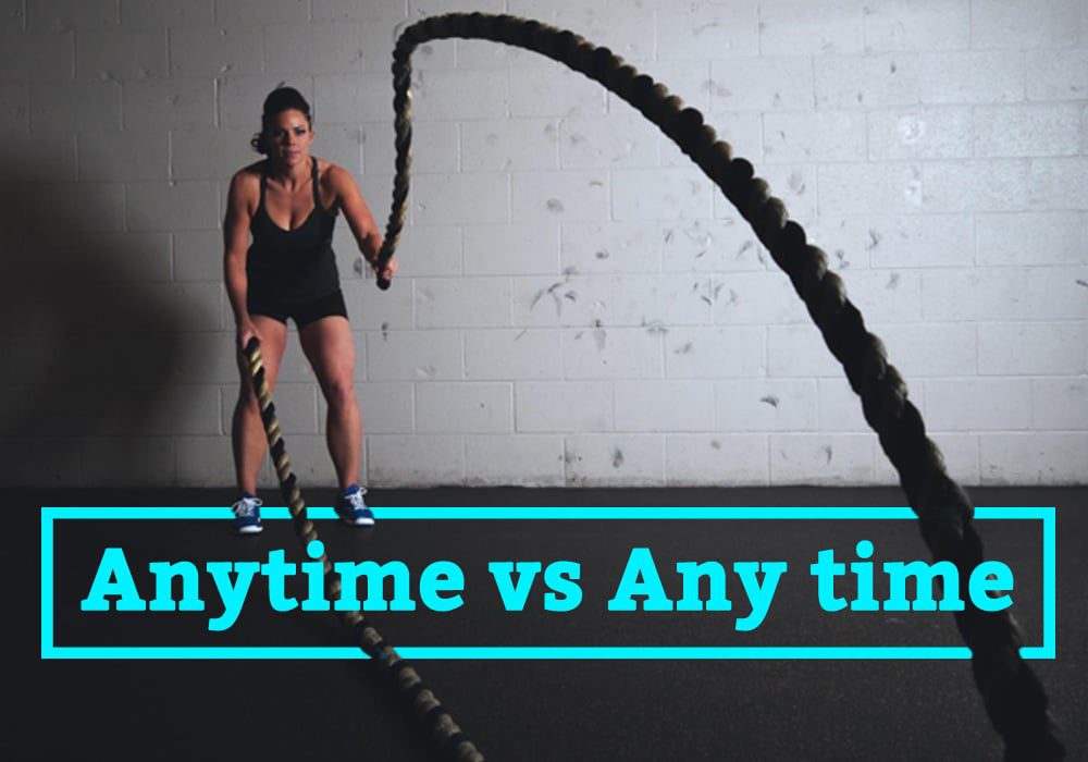 use of anytime vs any time