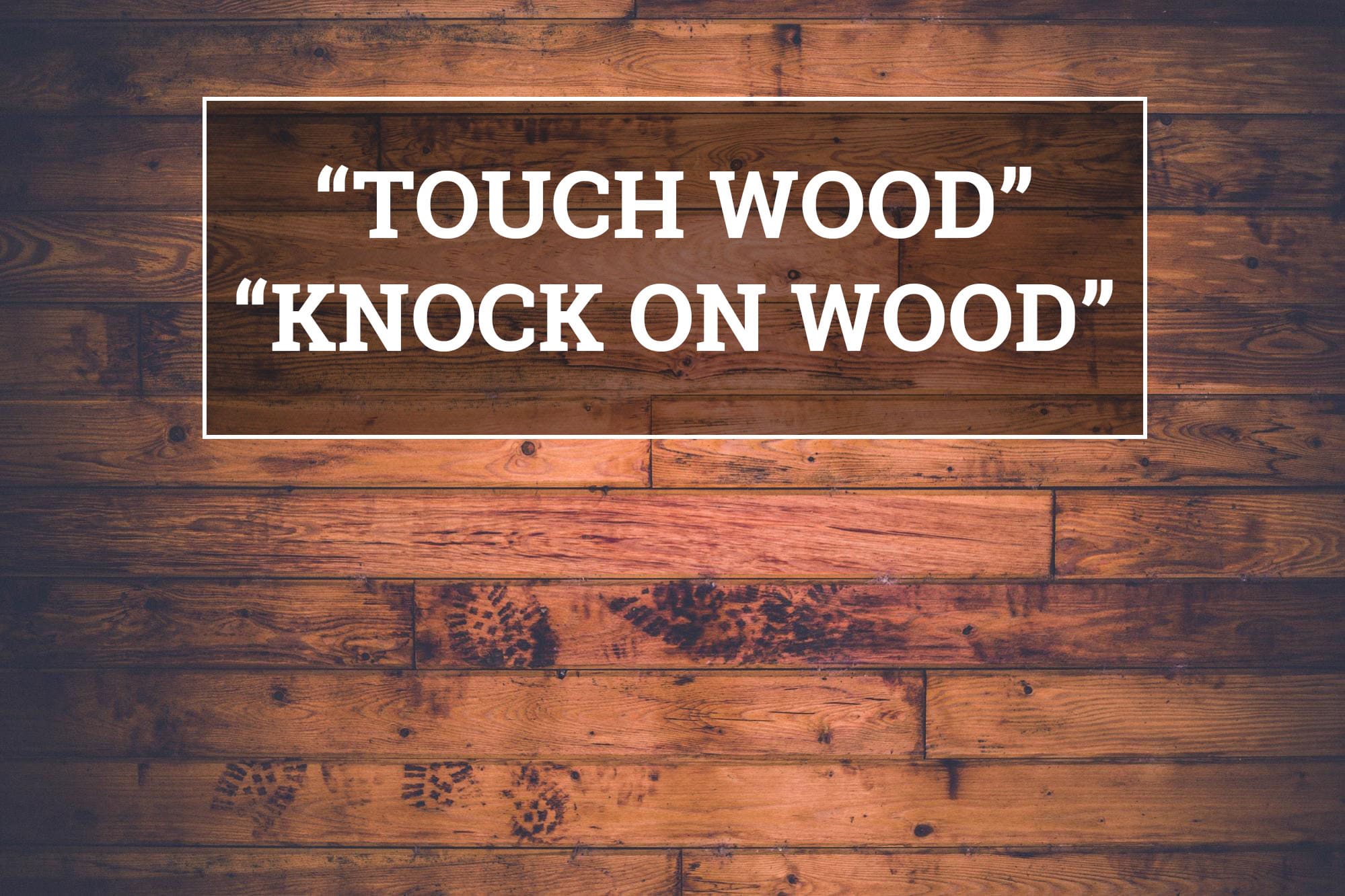 Q&A "Touch wood" and "Knock on wood" Australian Writers’ Centre blog